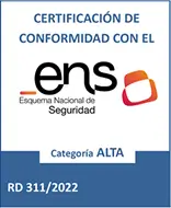 Distintivo ENS certificación